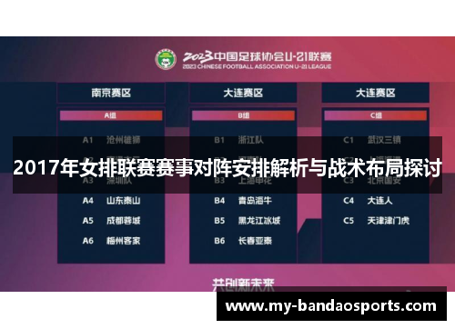 2017年女排联赛赛事对阵安排解析与战术布局探讨